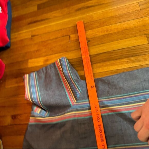 Vintage Striped Button Up Shirt - Picture 6 of 6